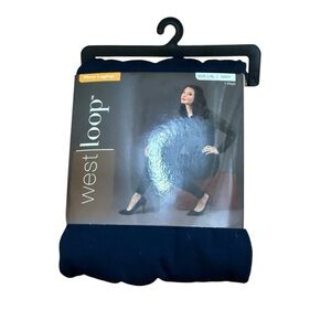 West Loop Navy Fleece Leggings